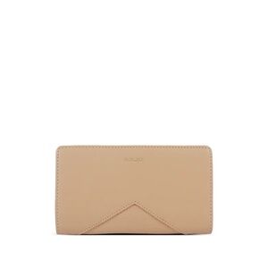 PIXIE MOOD – Sophie Recycled Vegan Wallet in‎ Sand | Minimalist Fold Design *